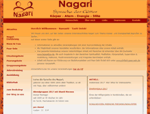 Tablet Screenshot of nagari.de